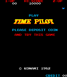 Time Pilot Title Screen